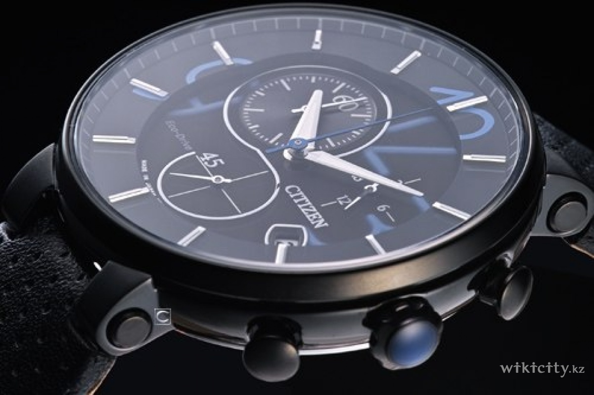 Фото G.A.C. Buy Time 4U - Алматы. Citizen FB1204-09E
Корпус: нержавеющая сталь
Калибр: Citizen Eco-Drive H504 (хронограф, дата), заряжается от любого источника света
Стекло: сапфир
Ремешок из телячьей кожи
Водозащита: бытовая, 30 м
Гарантия 1 год