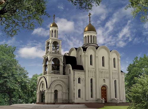 Фото Богоявленский храм Алматы. 
