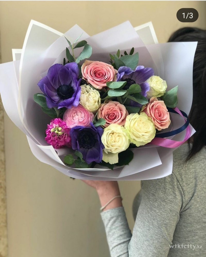 Фото Koktem - Almaty. Авторский дизайн букета.
<br>Топ-флорист Мадина.
<br>Самые изысканные букеты в Алматы.
<br>Всегда свежие цветы