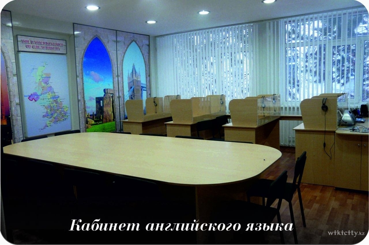 Фото Алматинский государственный колледж новых технологий - Алматы. Кабинет английского языка
