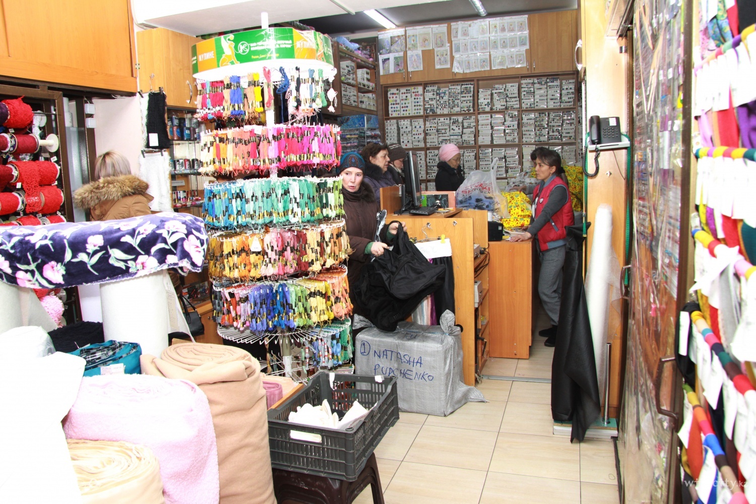 Фото Магазин ткани и швейной фурнитуры "Мария" - Almaty