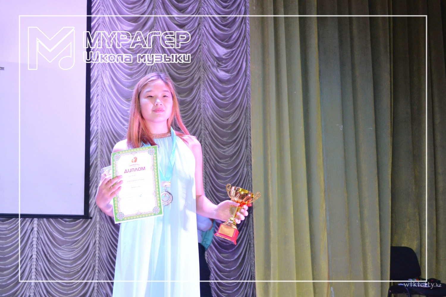 Фото Murager Music School - Алматы. Наши победители Гран-при в  международном конкурсе по вокалу
