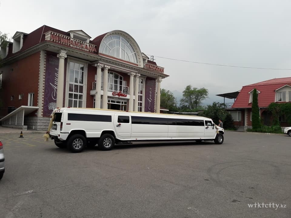Фото Ариал - Алматы. Лимузин у центрального входа
