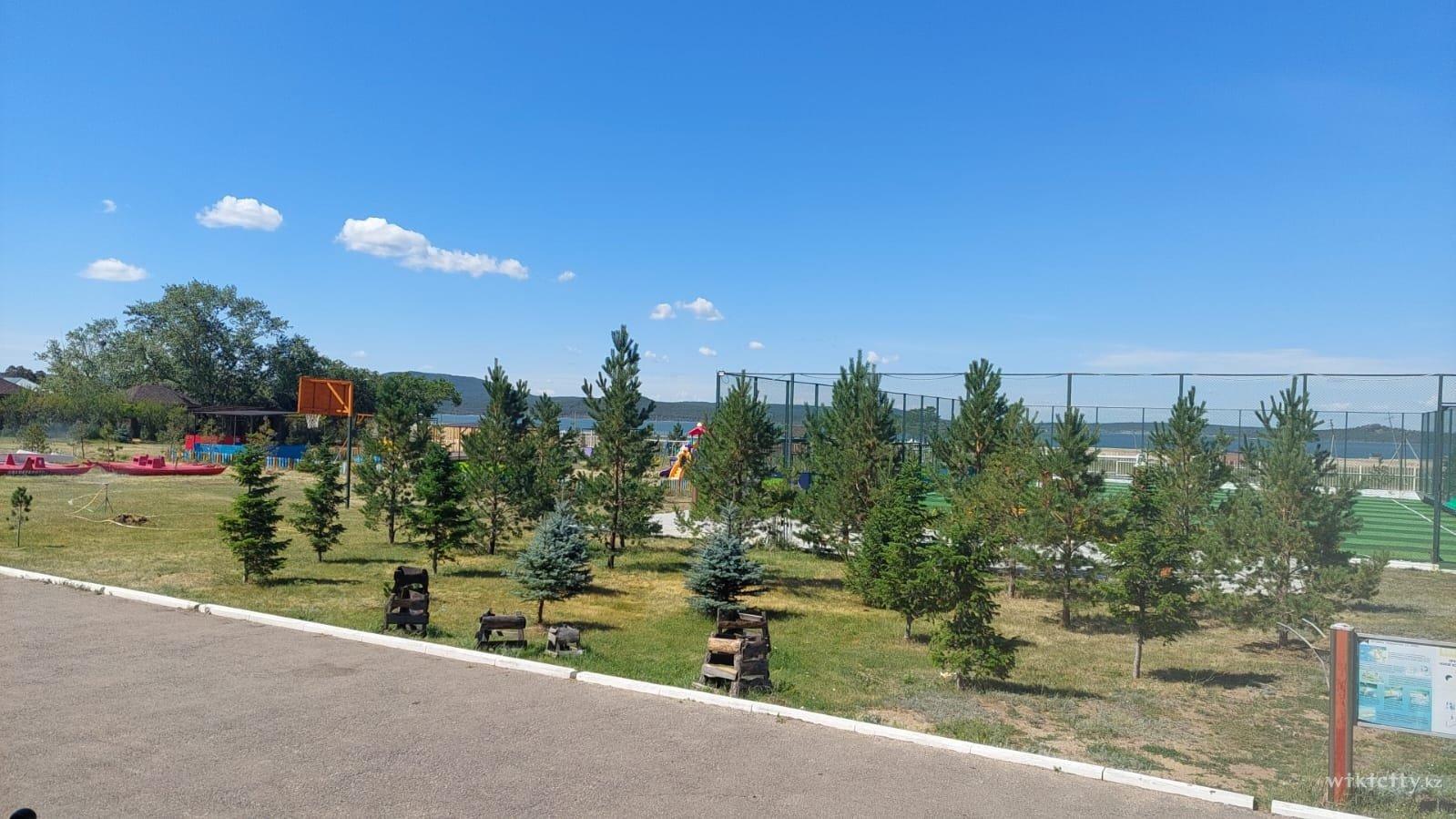 Фото Zerendi park детский лагерь - Астана. озеро как на ладони
