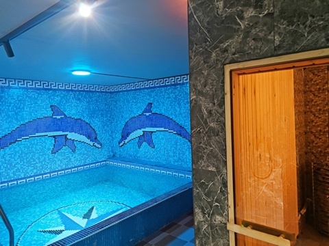 Фото Saunoke - Алматы. бассейн с прозрачно чистой водой <br>глубина 2 метра