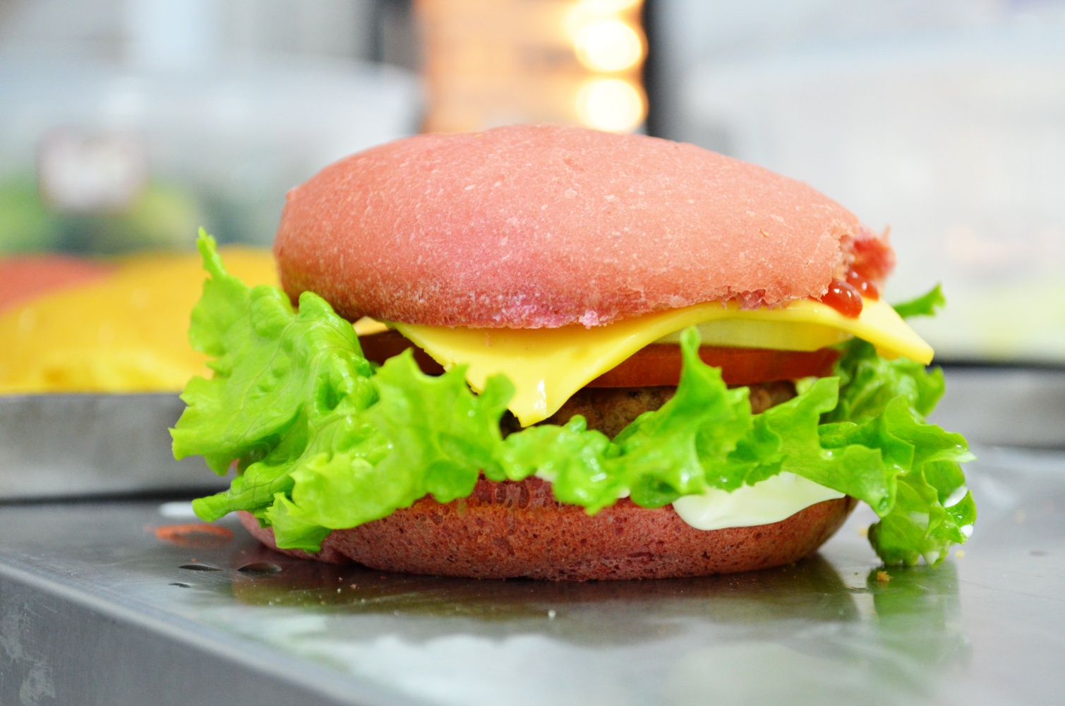 Фото с популярного МК по цветным бургерам