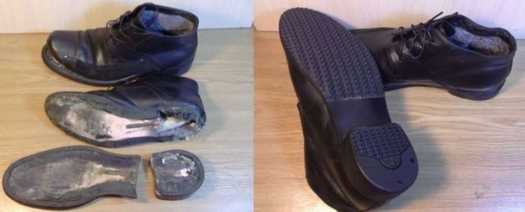 Замена подошвы