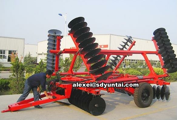 1BQD гидравлическая противоположная легкая дисковая борона со складывающимися крыльями