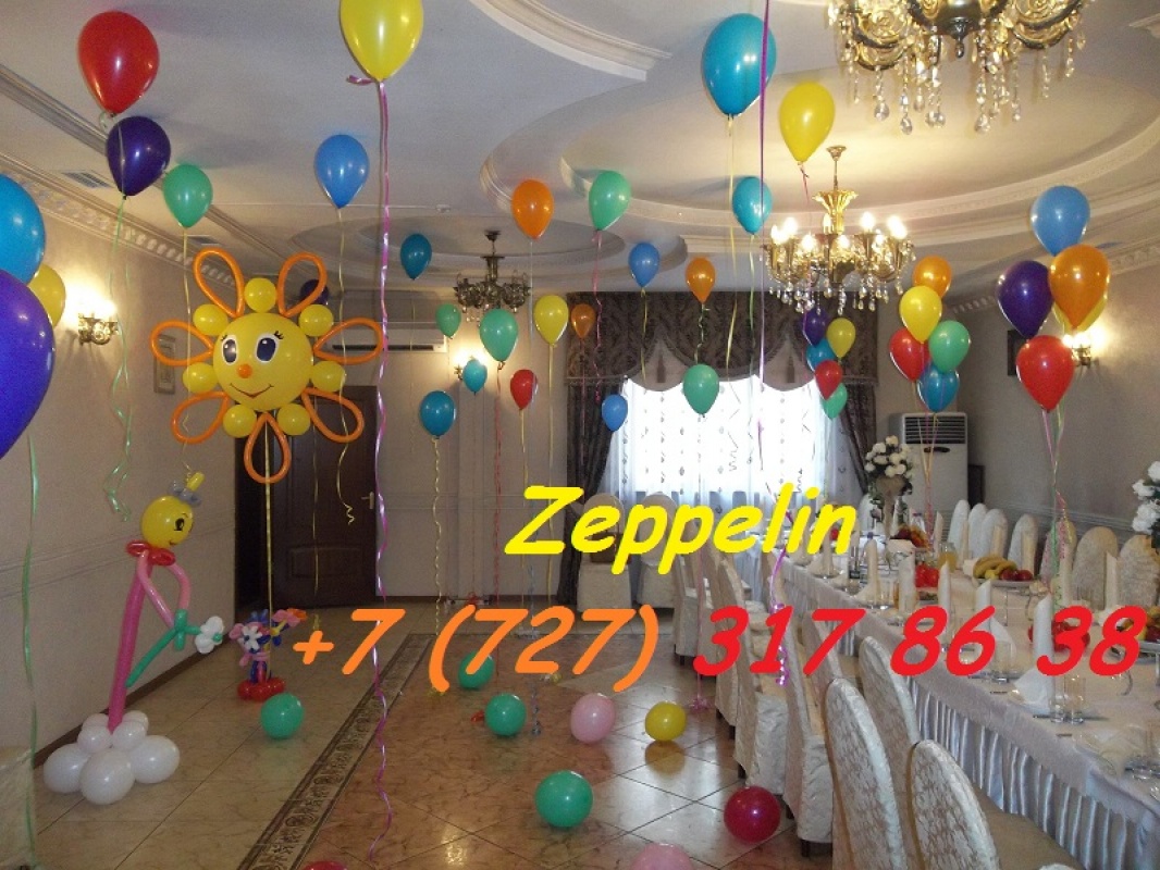Оформление праздников, шарами, тканью, цветами, в Алматы