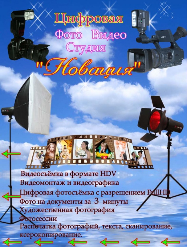 Видеосъемка и фотосъемка в Усть-Каменогорске