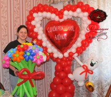 Фото Агентство Аладдин Karaganda. Доставка и Вручение цветов и фигур из шаров, Живых цветов и мягких игрушек.
