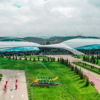 Фото Halyk Arena Алматы. 