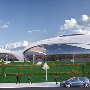 Фото Halyk Arena Almaty. 