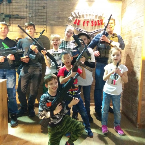 Фото АК-47 Боец Алматы. Крутые дни рождения для детей