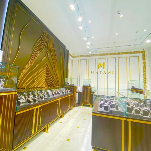 Фото MATANI Jewelry Astana. Золотые украшения из белого и желтого золота 585 пробы.