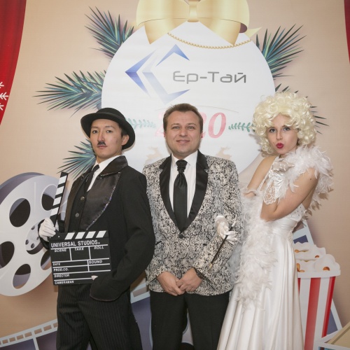 Фото ГРОТЕСК - шоу-агентство Almaty. г. Алматы,
<br>Новогодний вечер  в стиле "Cinema" для горнодобывающей компании "Ер-Тай.