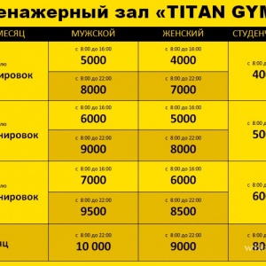 Фото Titan GYM - Тренажерный зал Алматы цены, Titan GYM