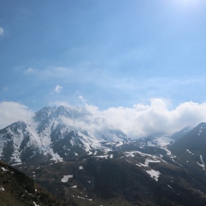 Фото Походы в горы Алматы Monte - http://mnt.kz/pik-pila Пик Пила, вид с Космостанции