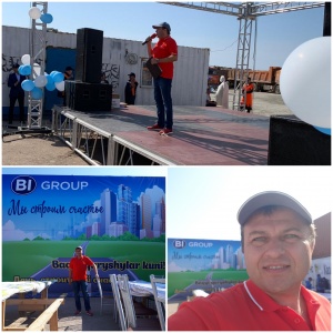 Проводим "День строителя" для компании "BI-group" (Хантау, жамбылкая область)